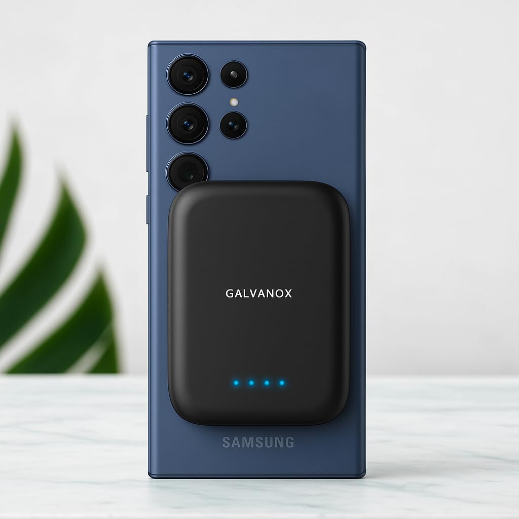 Amazon.com: GALVANOX Magnetic Power Bank for Samsung Phones (15W